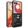 Mobigear Armor Ring Motorola Razr 50 Ultra Hülle Hardcase Backcover Stoßfest mit Ringhalter - Schwarz