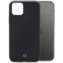 Mobilize Rubber Gelly iPhone 11 Pro Max Hülle Flexibles TPU Backcover - Matt Black