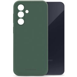 Mobilize Rubber Gelly Samsung Galaxy A35 Hülle Flexibles TPU Backcover - Matt Green