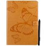 Mobigear Butterfly iPad 8 (2020) Hülle Klapphülle + Stifthalter - Braun