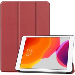 Mobigear Tri-Fold iPad 9 (2021) Hülle Klapphülle - Weinrot