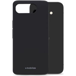 Mobilize Rubber Gelly Google Pixel 9a TPU (flexibel) Backcover - Schwarz