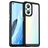 Mobigear Crystal OPPO Reno 7 Lite Hülle Hardcase Backcover - Transparent / Schwarz