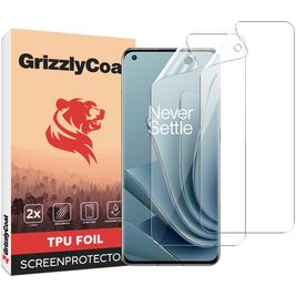 GrizzlyCoat OnePlus 10 Pro Hydrogel TPU Displayschutz - Hüllenfreundlich (2er Pack)