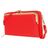 Antonio Fonzo Crossbody Clutch Snap Handytasche - Large - Rot