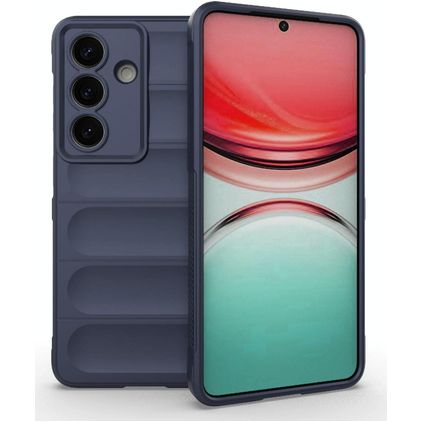 Mobigear Bumpy Samsung Galaxy S26 Hülle Flexibles TPU Backcover - Dunkelblau