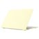 Mobigear Cream Matte MacBook Air 13 Zoll (2018-2020) Hardshell Hülle Laptop Cover MacBook Case - Gelb - Modell A1932 / A2179 / A2337