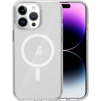 Mobigear Crystal Durchsichtig iPhone 15 Pro MagSafe Hülle Hardcase Backcover - Transparent