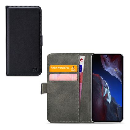 Mobilize Classic Gelly Wallet POCO F5 Pro Hülle Klapphülle Geldbörse - Schwarz