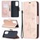 Mobigear Butterfly Samsung Galaxy A52s 5G Hülle Klapphülle Geldbörse - Roségold