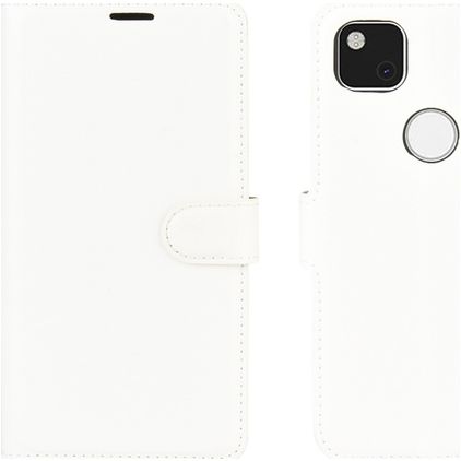 Mobigear Classic Google Pixel 4a Hülle Klapphülle Geldbörse - Weiß