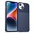 Mobigear Groove iPhone 15 Plus Hülle Flexibles TPU Backcover - Blau