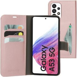 Mobiparts Classic Wallet Samsung Galaxy A53 Klapphülle Portemonnaie - Pink