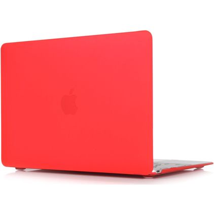 Mobigear Matte MacBook 12 Zoll (2015-2017) Hardcase Hülle MacBook Case - Rot - Model A1534