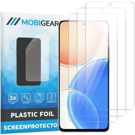 Mobigear HONOR X8 Displayschutz Schutzfolie - Hüllenfreundlich (3er Pack)