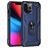 Mobigear Armor Ring iPhone 13 Pro Max Hülle Hardcase Backcover Stoßfest mit Ringhalter - Blau