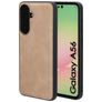 Mobiparts Classic Samsung Galaxy A56 MagSafe Hülle TPU,Kunstleder Backcover - Moonstone Beige