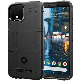 Mobigear Rugged Shield Google Pixel 4 Hülle Flexibles TPU Backcover Stoßfest - Schwarz Mobigear Rugged Shield Google Pixel 4 Hülle Flexibles TPU Backcover Stoßfest - Schwarz