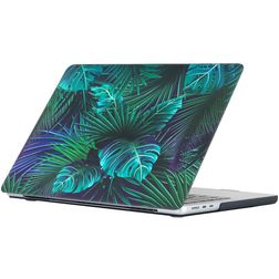 Mobigear Design MacBook Pro 13 Zoll (2016-2023) Hardcase Hülle MacBook Case - Palm Leafs - Model A1706 / A1708 / A1989 / A2159 / A2289 / A2251 / A2338