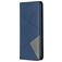 Mobigear Rhombus Slim OPPO Reno 4 Hülle Klapphülle - Blau
