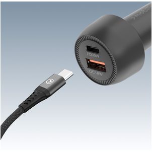Mobilize Dual USB / USB-C Auto Ladegerät Power Delivery 48W - Schwarz