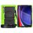 Mobigear SureGrip Xtreme Samsung Galaxy Tab S9 Ultra Hülle Kunststoff,Silikon Backcover + Schulterträger + Ständer - Schwarz / Grün