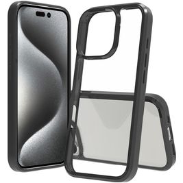Mobigear Crystal iPhone 16 Pro Hülle Hardcase Backcover - Schwarz