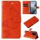 Mobigear Butterfly Xiaomi 14T Hülle Klapphülle Geldbörse - Orange