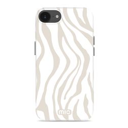 MIO iPhone 16e MagSafe Hülle Hardcase Backcover - Sandy Zebra