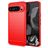 Mobigear Brushed Slim Google Pixel 9 Pro XL Hülle Flexibles TPU Backcover - Rot