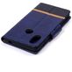 Mobigear Croco Xiaomi Mi 8 SE Hülle Klapphülle Geldbörse - Blau