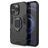Mobigear Armor Ring iPhone 13 Pro Hülle Hardcase Backcover Stoßfest mit Ringhalter - Schwarz