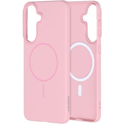 Mobiparts Slim Line Samsung Galaxy A57 MagSafe Hülle Hardcase Backcover - Blush Pink