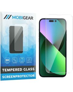 Mobigear iPhone 14 Pro Panzerglas Gehärtetes Glas Displayschutz - Hüllenfreundlich