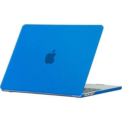 Mobigear Matte MacBook Air 15 Zoll (2023-2026) Hardcase Hülle MacBook Case - Dunkelblau - Model A2941 / A3114 / A3241 / A3448