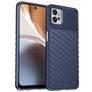 Mobigear Groove Motorola Moto G32 Hülle Flexibles TPU Backcover - Blau