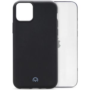Mobilize Rubber Gelly iPhone 12 Pro Max Hülle Flexibles TPU Backcover - Matt Black