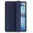 Decoded Textured Slim iPad Air 13 Zoll (2024) Hülle Flexibles Silikon Klapphülle - Navy Peony