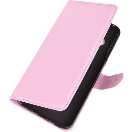 Mobigear Classic LG V60 ThinQ Hülle Klapphülle Geldbörse - Pink