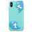 Mobigear Design iPhone XS Max Hülle Flexibles TPU Backcover - Delfin
