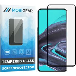 Mobigear Premium OPPO Reno Z Panzerglas Gehärtetes Glas Displayschutz - Hüllenfreundlich - Schwarz