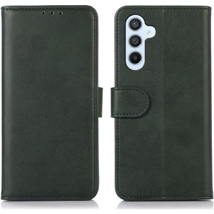 Mobigear Wallet Samsung Galaxy A37 Hülle Klapphülle Geldbörse - Grün