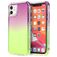 Mobigear Gradient iPhone 12 Pro Max Hülle Hardcase Backcover Stoßfest - Grün / Lila