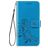 Mobigear Clover Samsung Galaxy A21s Hülle Klapphülle Geldbörse - Blau