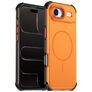 Mobigear Airbag Shockproof iPhone Air MagSafe Hülle Hardcase Backcover Stoßfest - Orange