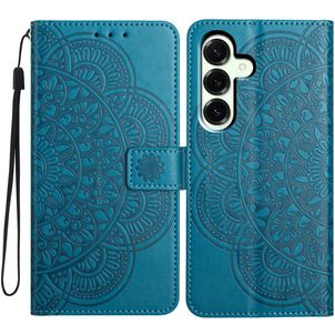 Mobigear Mandala Samsung Galaxy A17 Hülle Klapphülle Geldbörse - Blau