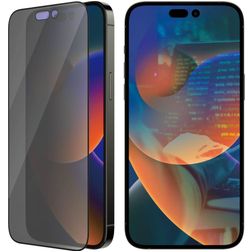 PanzerGlass Ultra-Wide Fit iPhone 14 Pro Max Gehärtetes Glas Displayschutz Privacy - Hüllenfreundlich + Applikator
