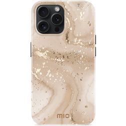 MIO iPhone 15 Pro MagSafe Hardcase Backcover - Gold Marble