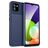 Mobigear Groove Samsung Galaxy A03 Hülle Flexibles TPU Backcover - Blau