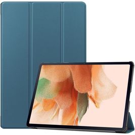 Mobigear Tri-Fold Samsung Galaxy Tab S7 FE Hülle Klapphülle - Grün
